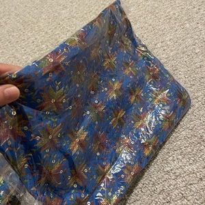 Phulkari dupatta. Authentic handwork scarf from the state of Punjab, India